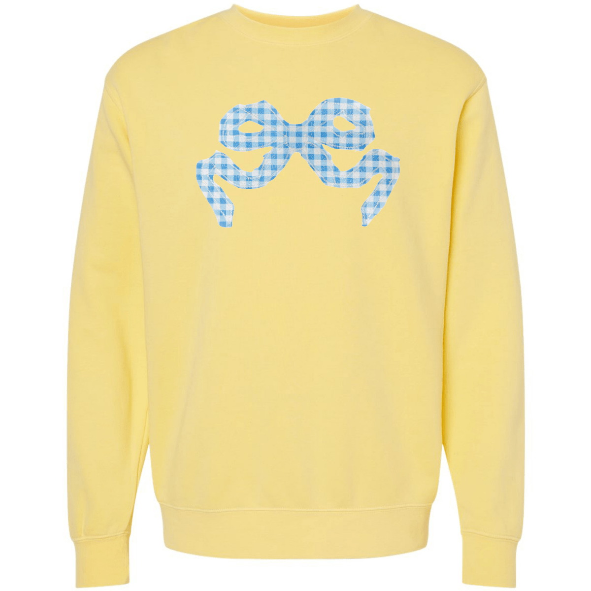 'Blue Gingham' Appliqué Stitch Cozy Crew