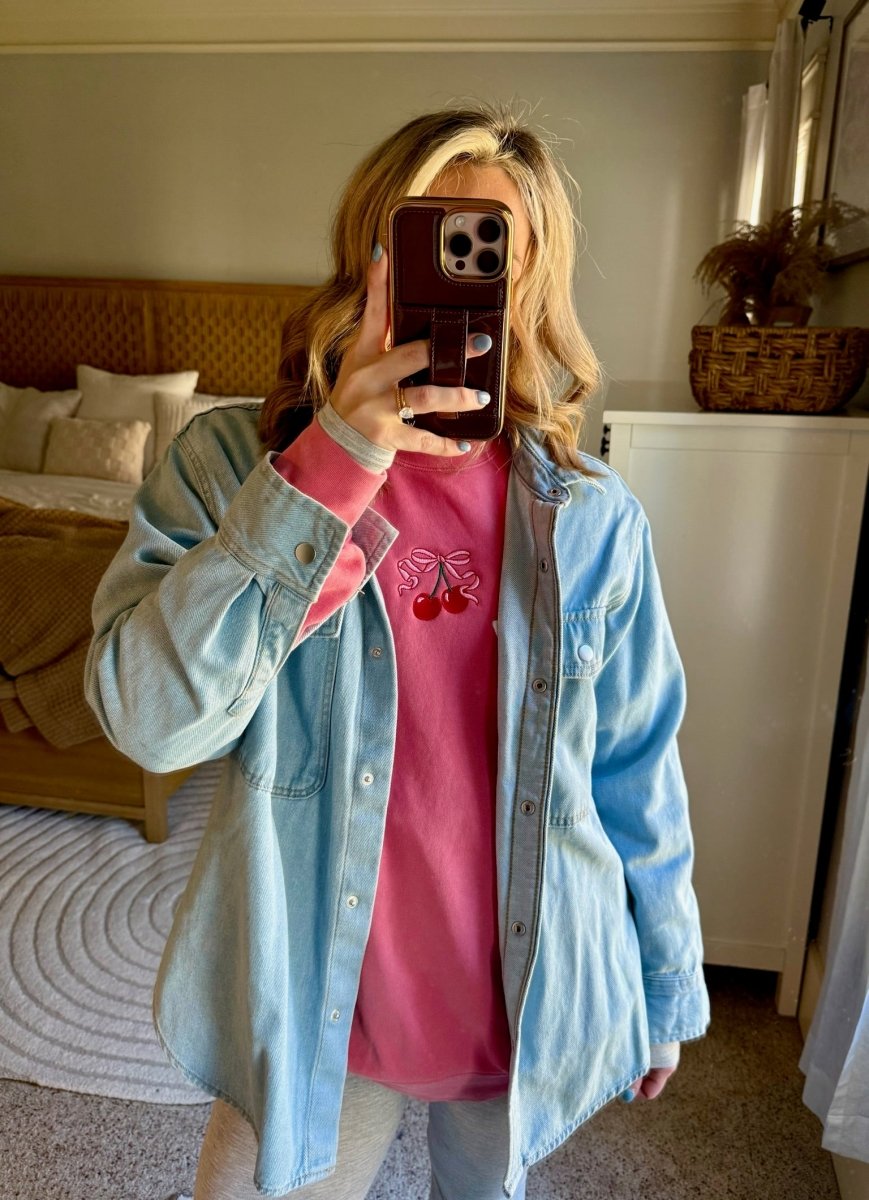 'Bow Cherries' Cozy Crew