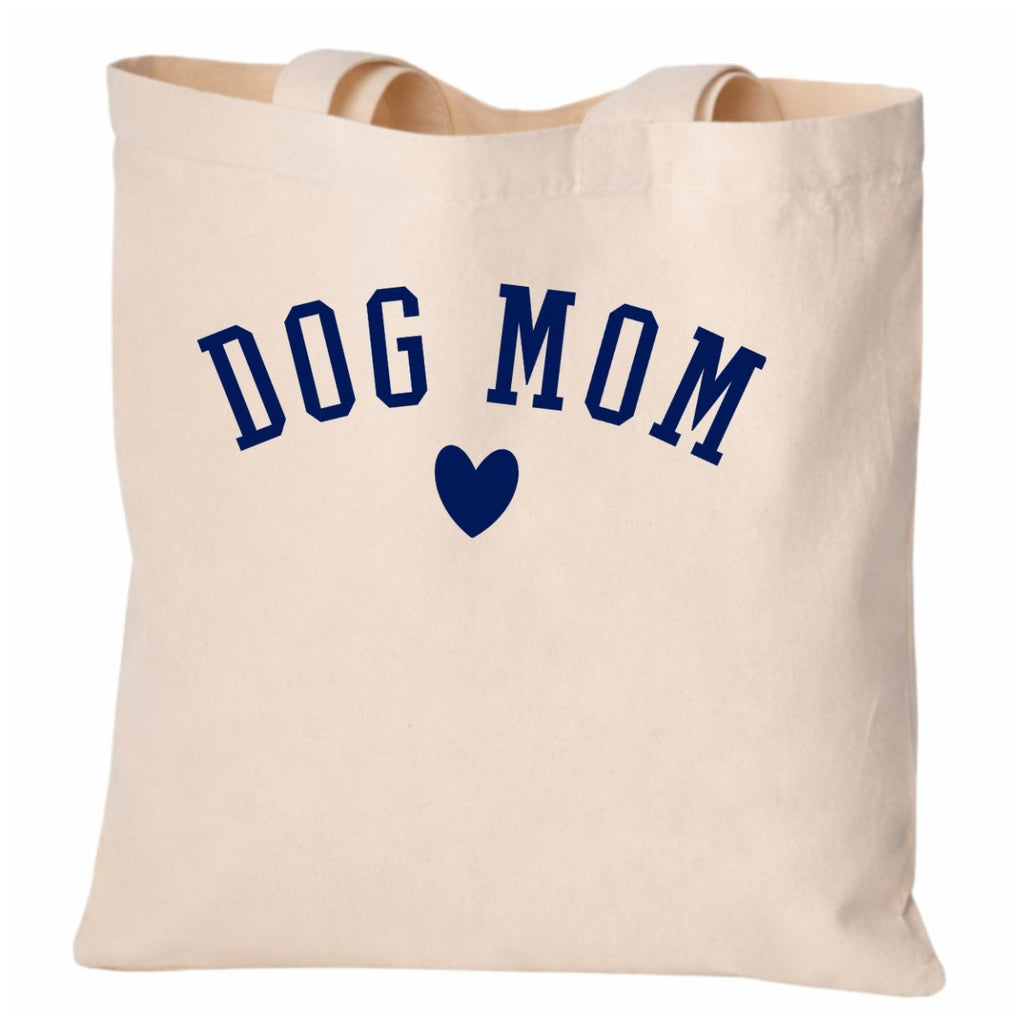 'Dog Mom At Heart' Jumbo Tote (FREE $50+)
