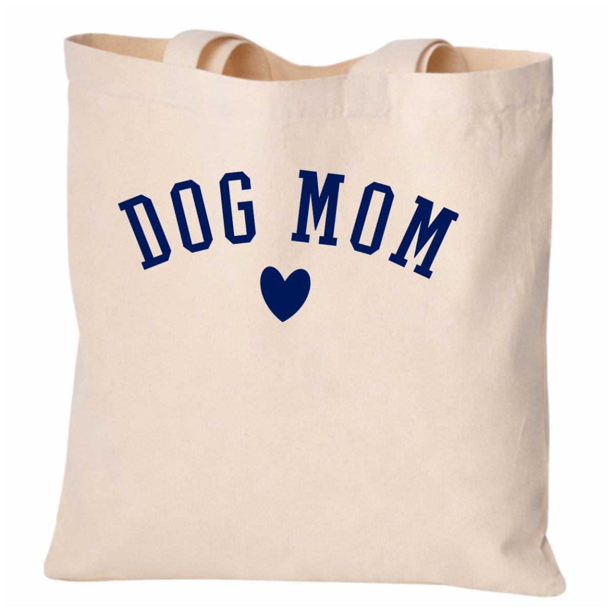 'Dog Mom At Heart' Jumbo Tote (FREE $50+)
