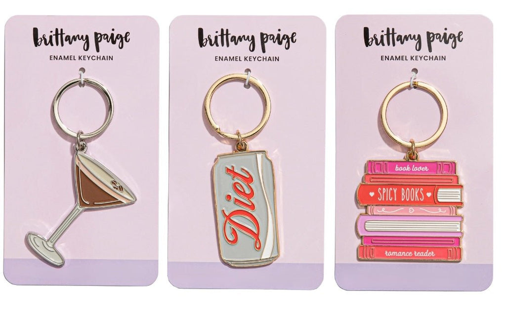 'Spicy Romance Book' Keychain Bag Charm