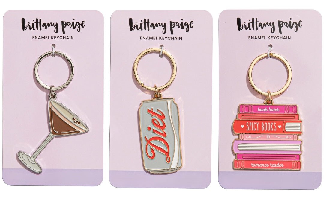 'Spicy Romance Book' Keychain Bag Charm