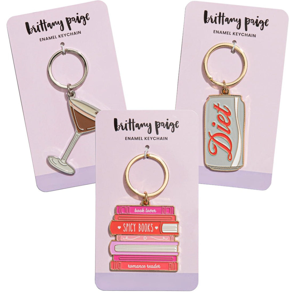 'Spicy Romance Book' Keychain Bag Charm