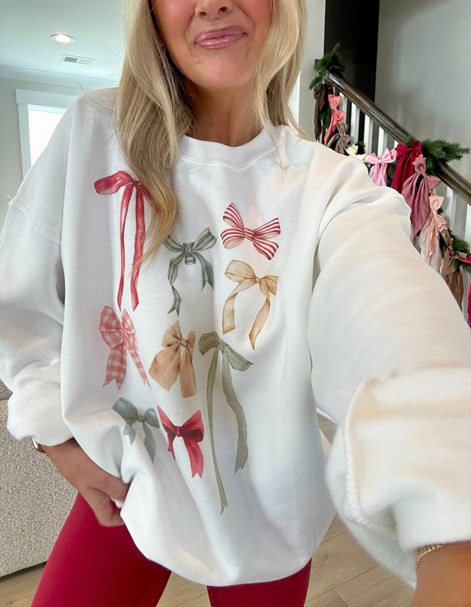 ‘Holiday Bow Show’ Crewneck Sweatshirt