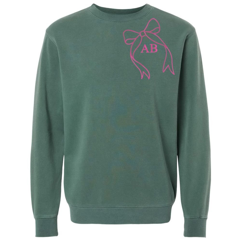 Initialed 'Big Bow' Cozy Crew