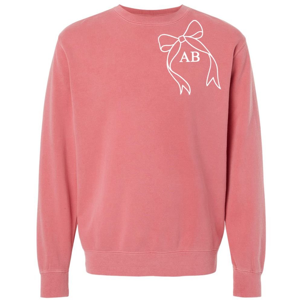 Initialed 'Big Bow' Cozy Crew