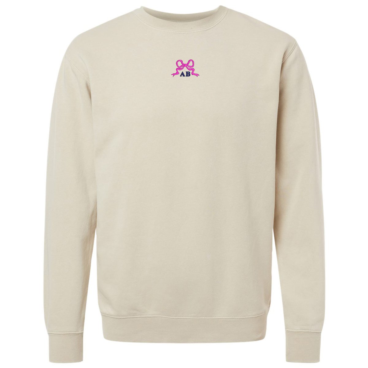 Initialed 'Tiny Bow' Cozy Crew