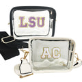 Make It Yours™ Letter Patch Clear Stadium Crossbody Bag