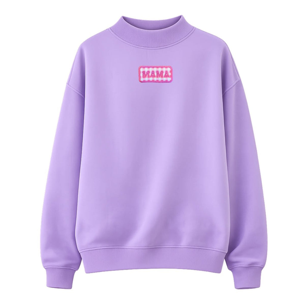 Make It Yours™ Gingham Patch Mockneck