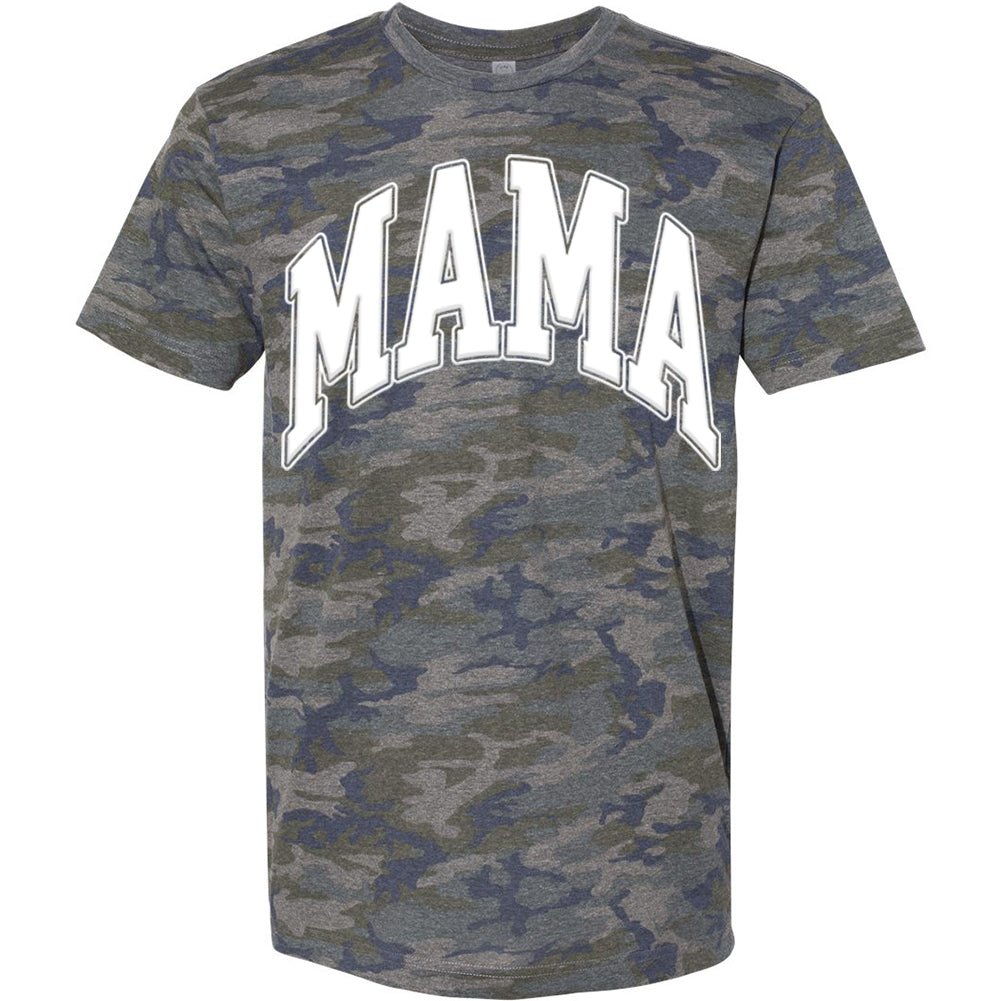 PUFF 'Mama' Camo/Leopard Pattern T-Shirt