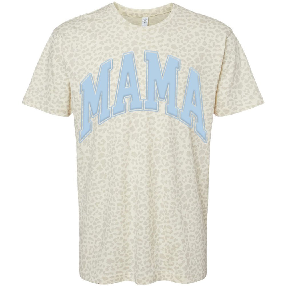 PUFF 'Mama' Camo/Leopard Pattern T-Shirt