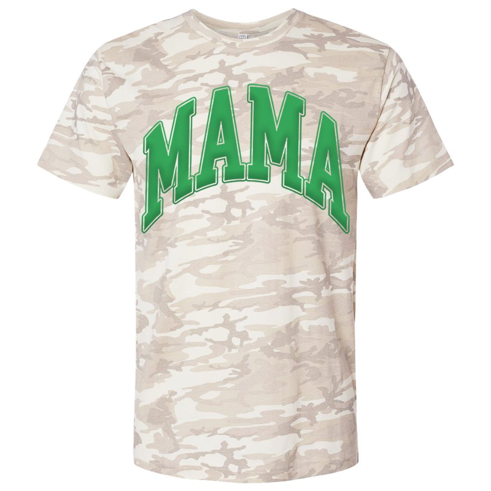 PUFF 'Mama' Camo/Leopard Pattern T-Shirt