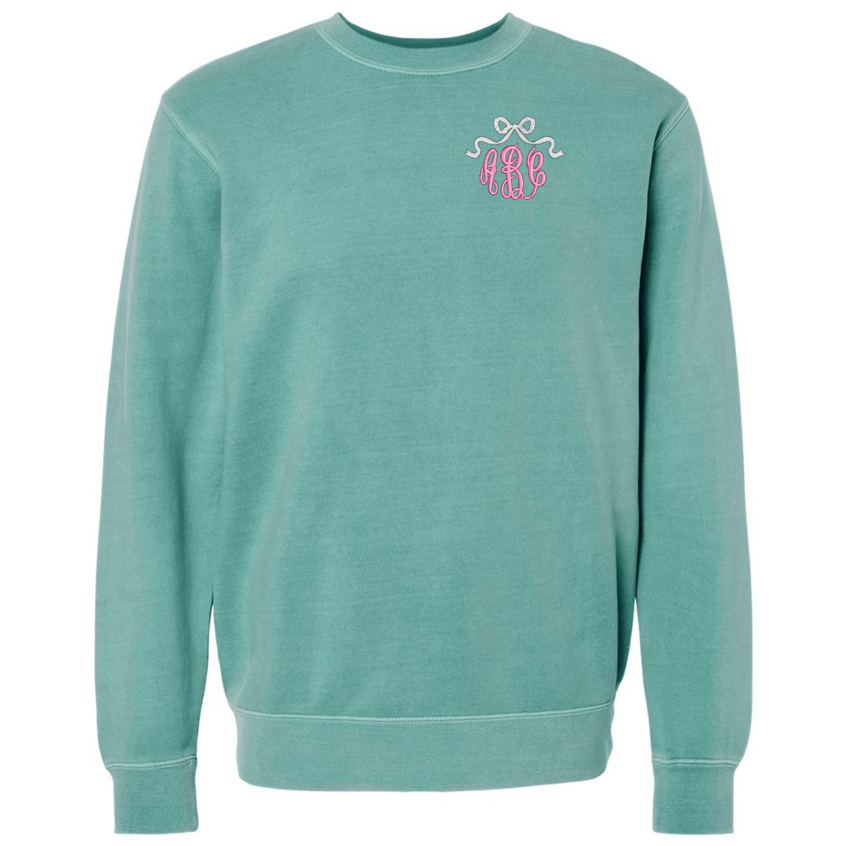 Monogrammed 'Bow' Cozy Crew