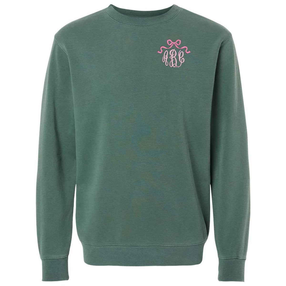 Monogrammed 'Bow' Cozy Crew