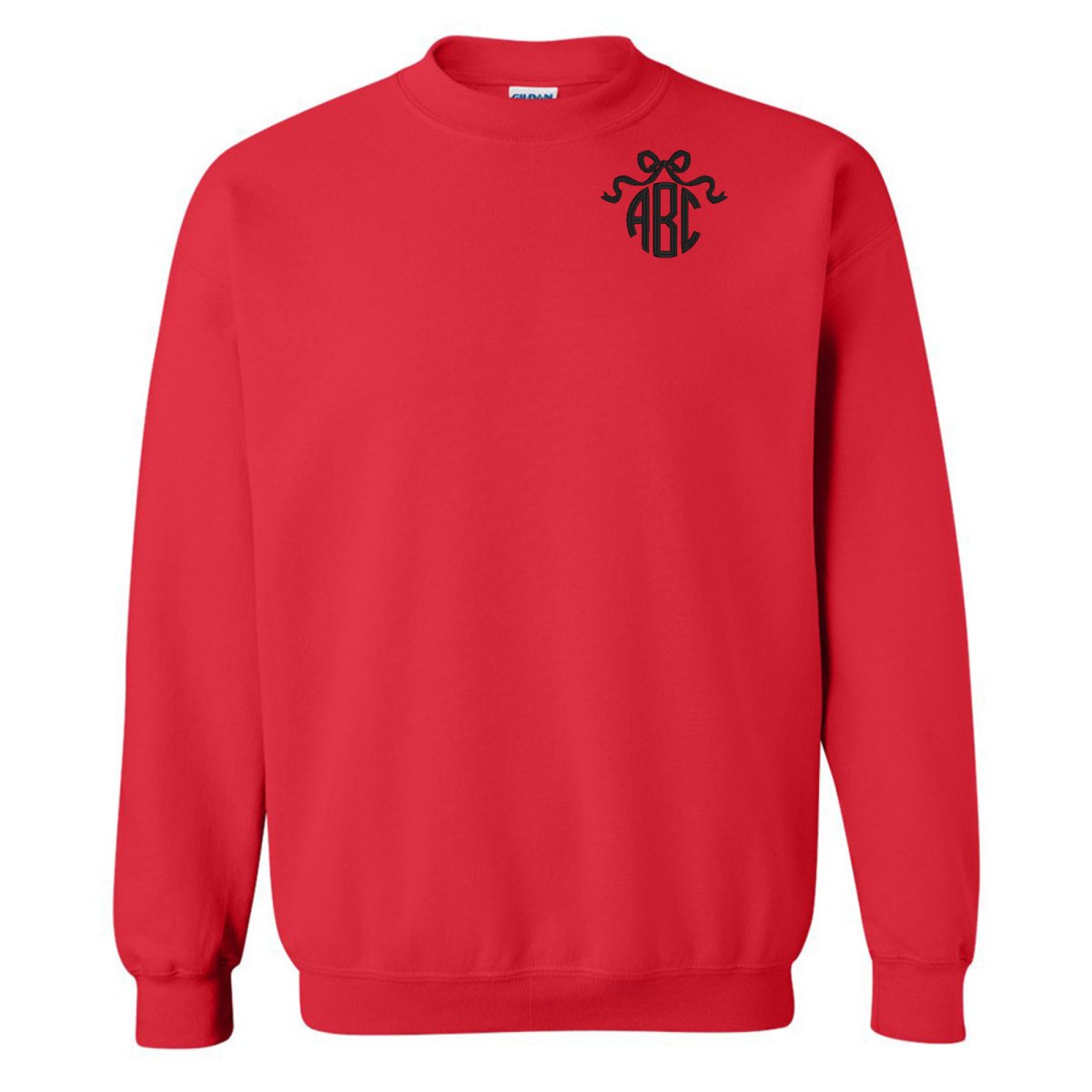 Monogrammed 'Bow' Crewneck Sweatshirt