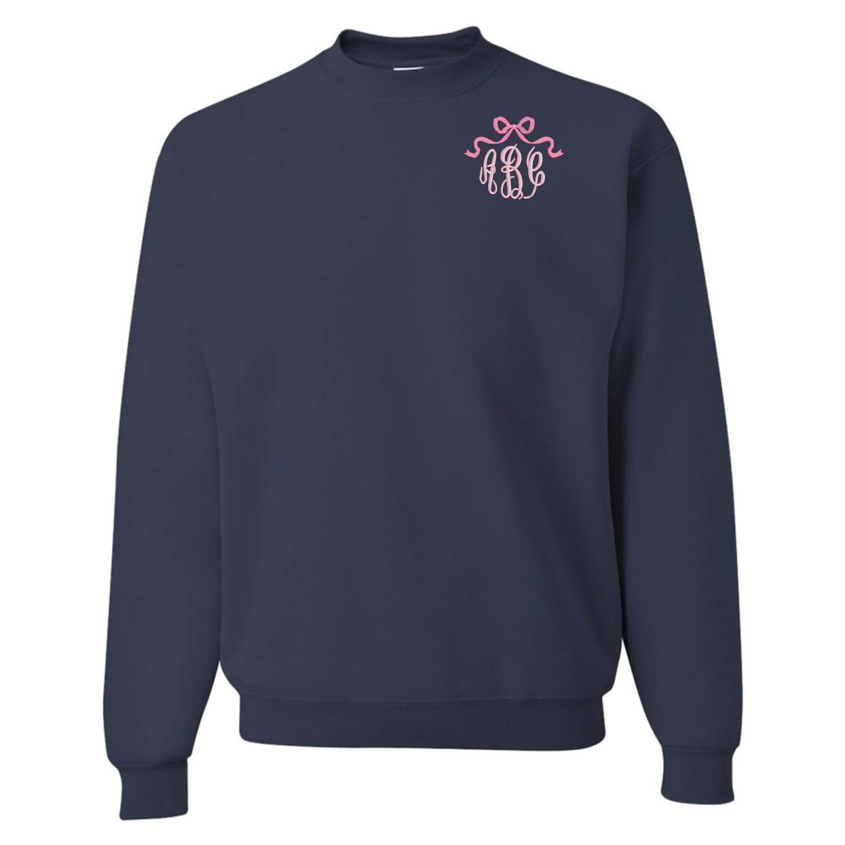 Monogrammed 'Bow' Crewneck Sweatshirt