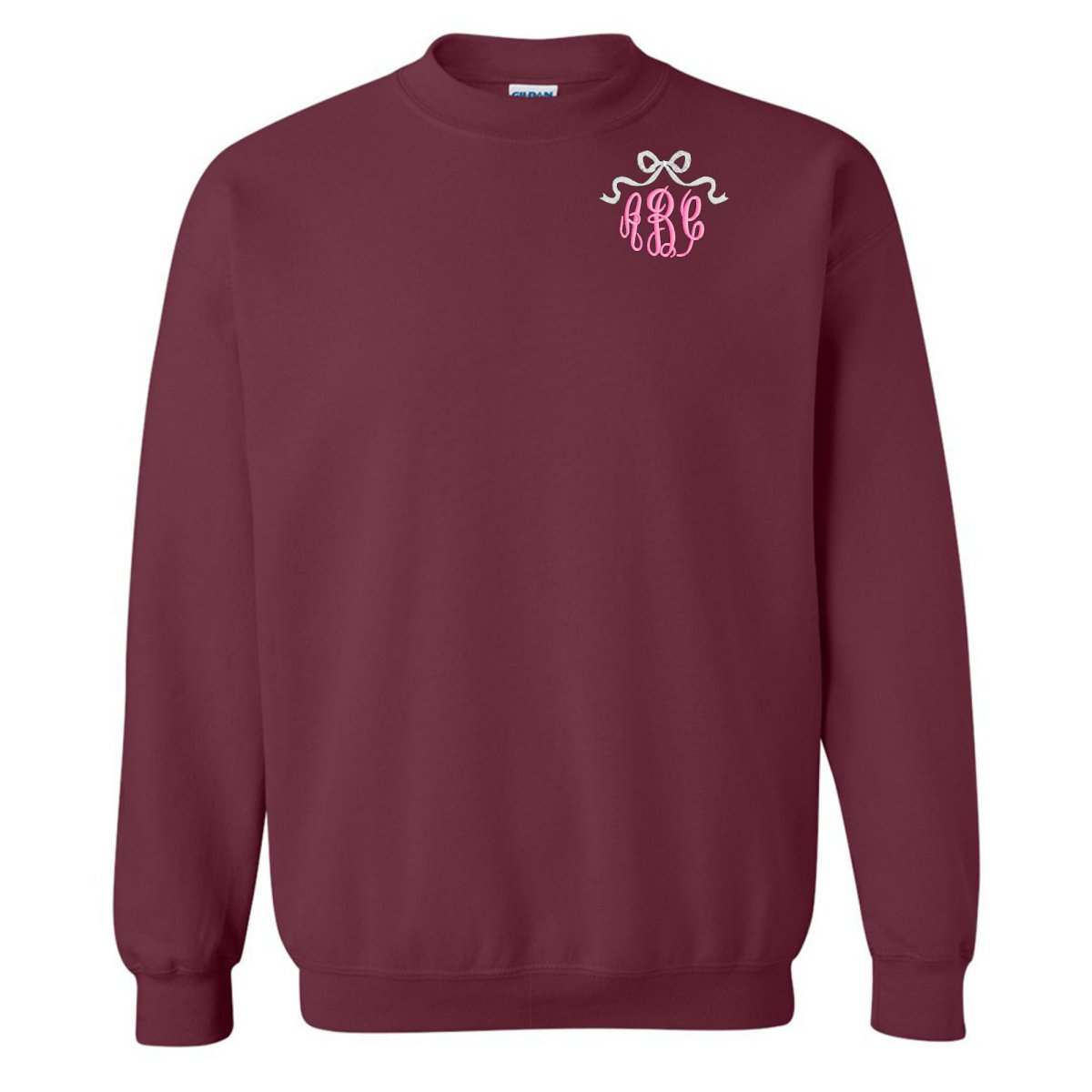 Monogrammed 'Bow' Crewneck Sweatshirt