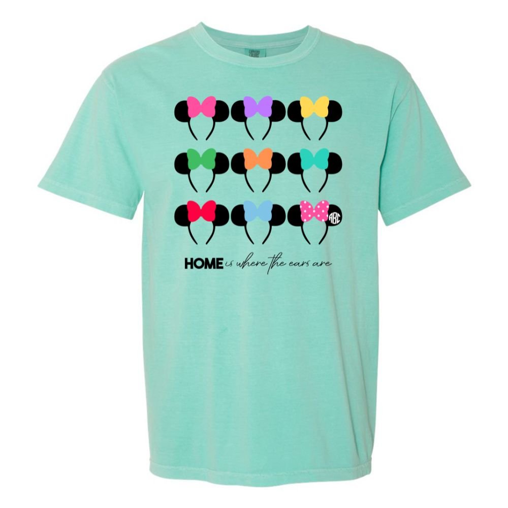 Monogrammed 'Home Is Where The Ears Are' T-Shirt