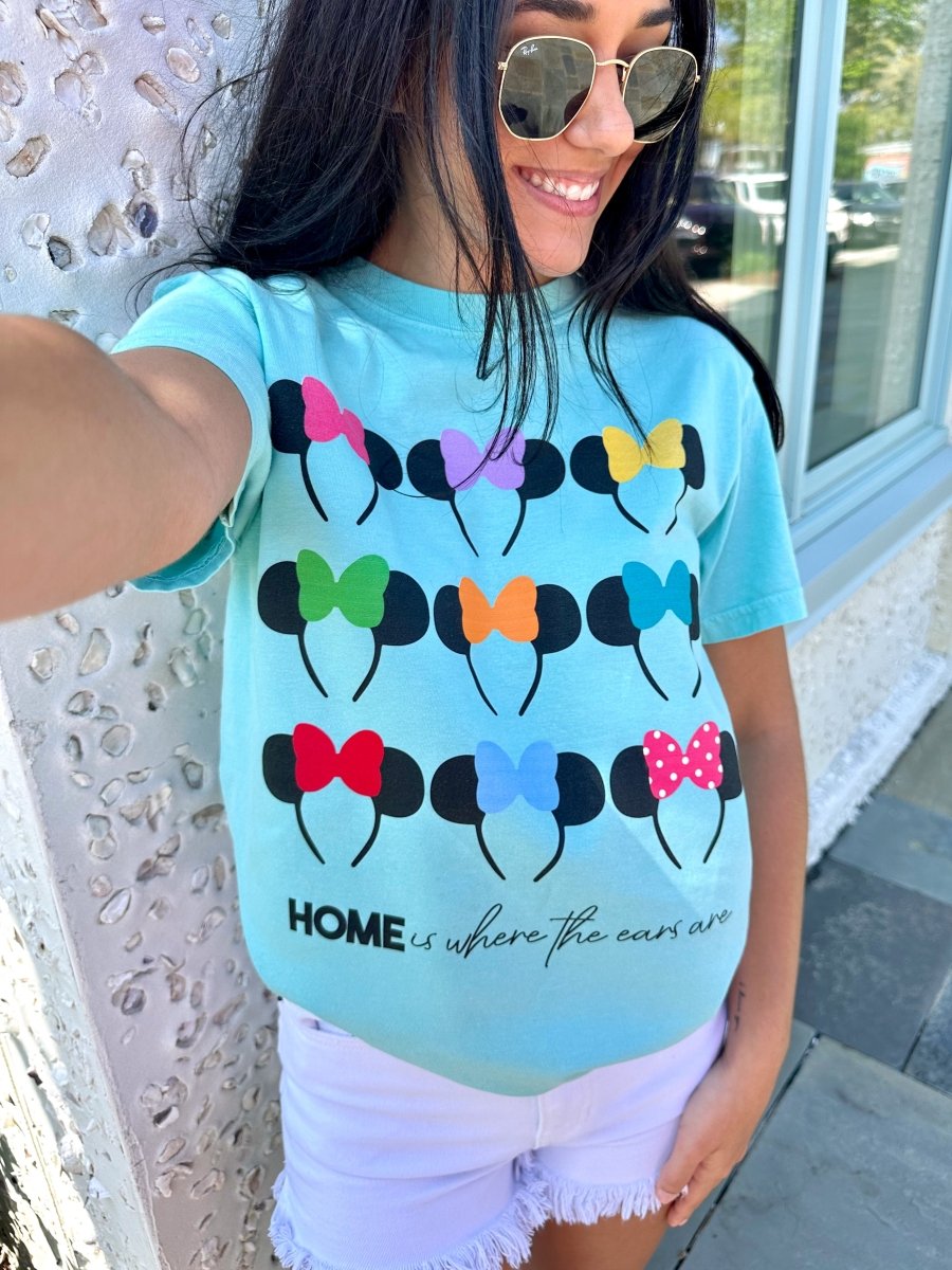 Monogrammed 'Home Is Where The Ears Are' T-Shirt