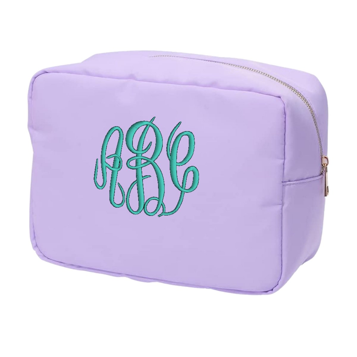 Monogrammed Large Pouch