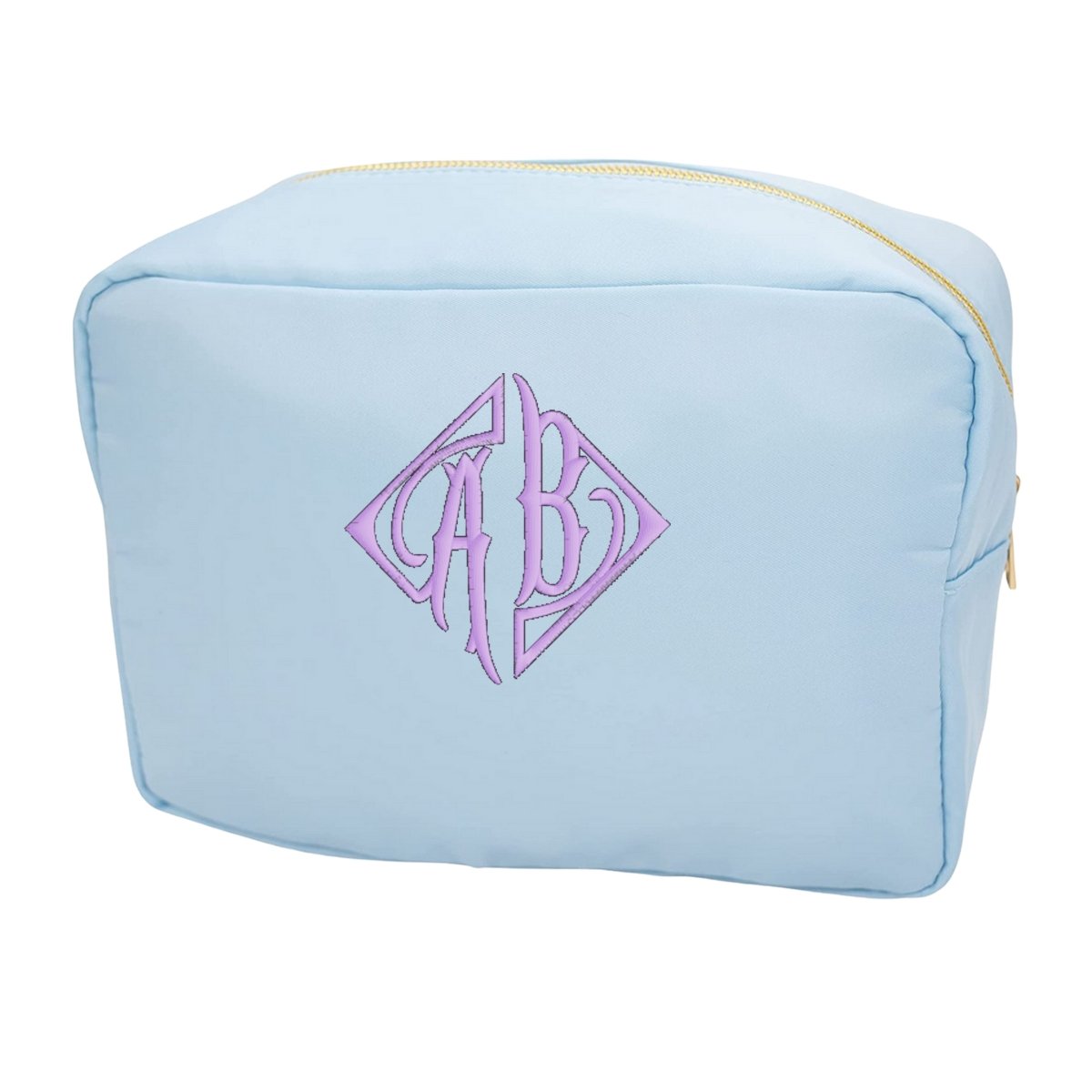 Monogrammed Large Pouch