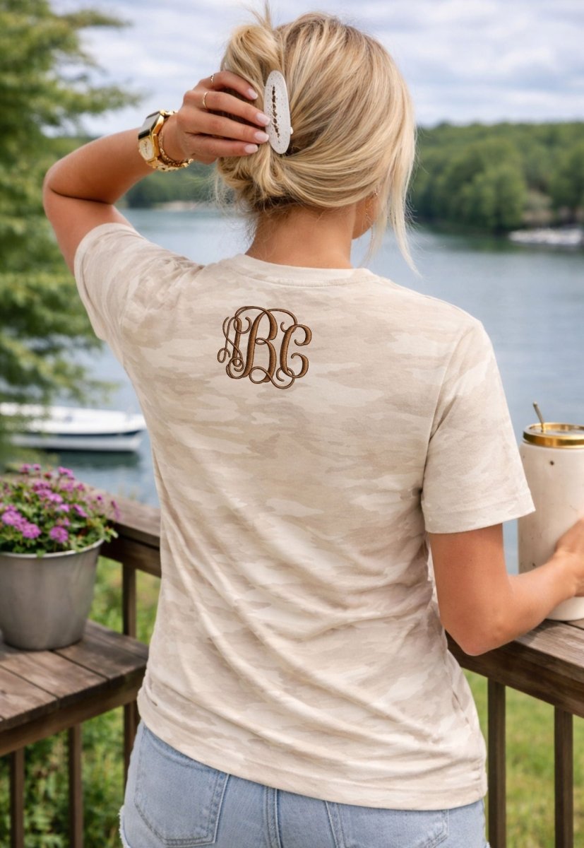 Monogrammed Pattern T-Shirt