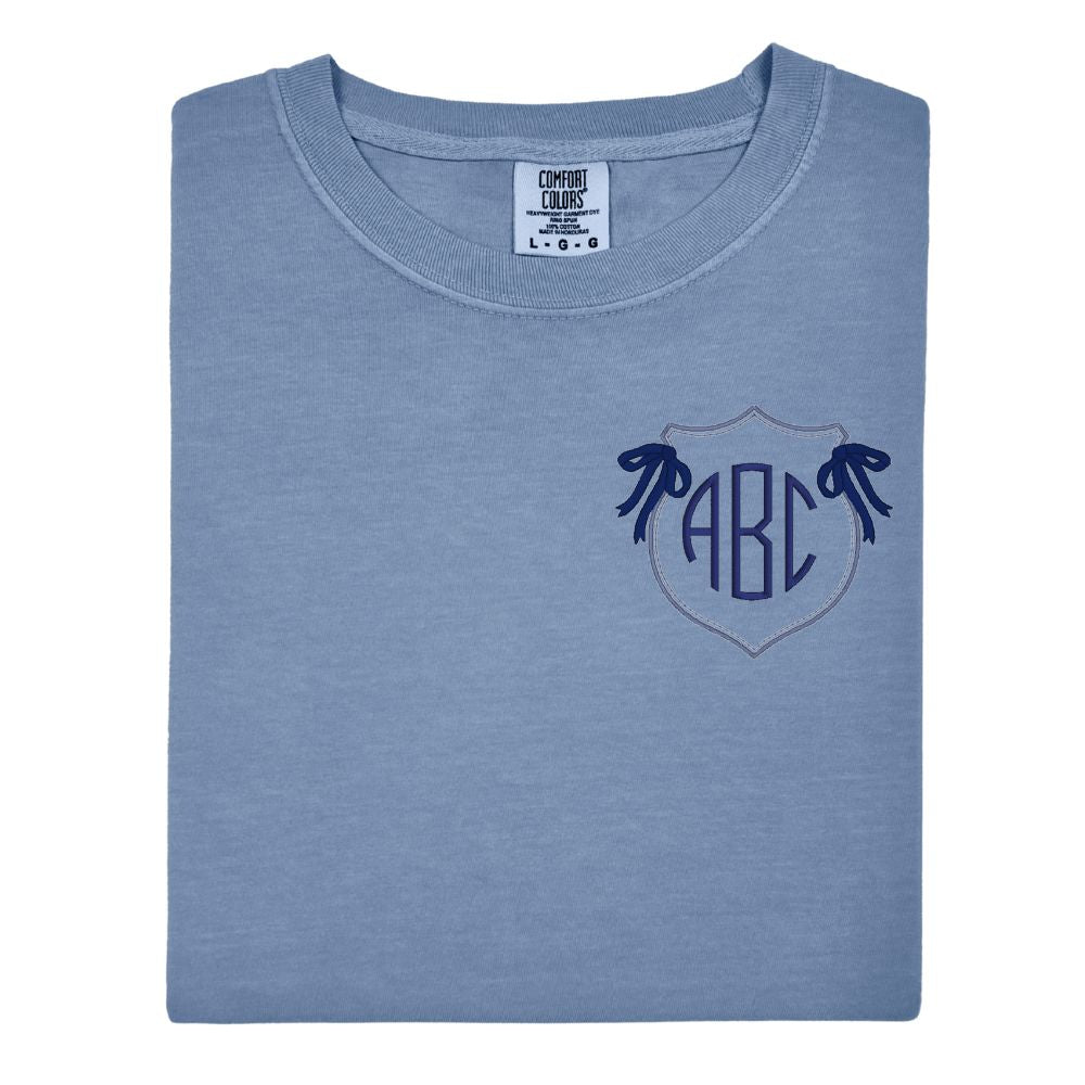 Monogrammed 'Preppy Crest' T-Shirt