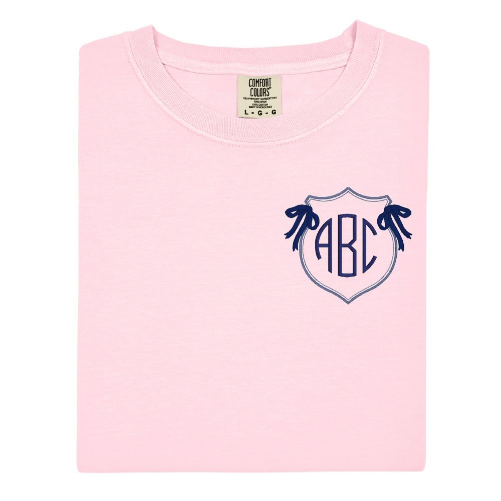 Monogrammed 'Preppy Crest' T-Shirt