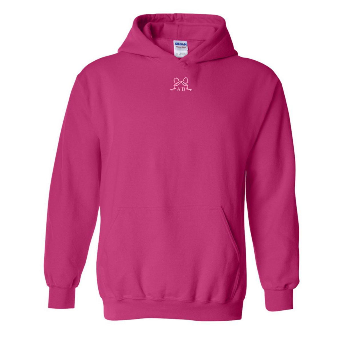 Monogrammed 'Tiny Bow' Hoodie