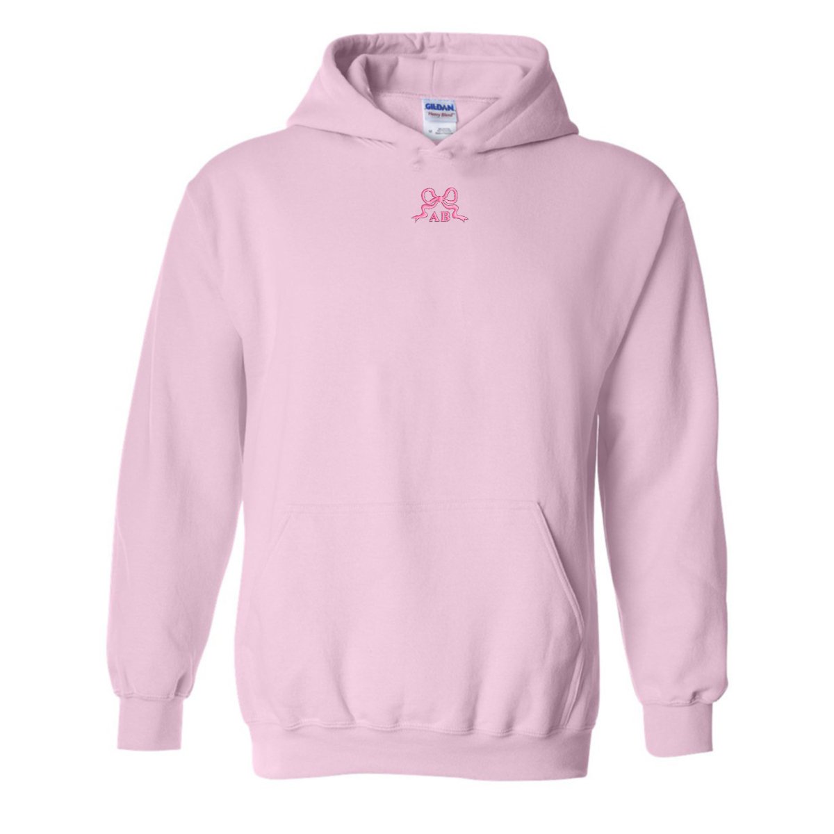 Monogrammed 'Tiny Bow' Hoodie