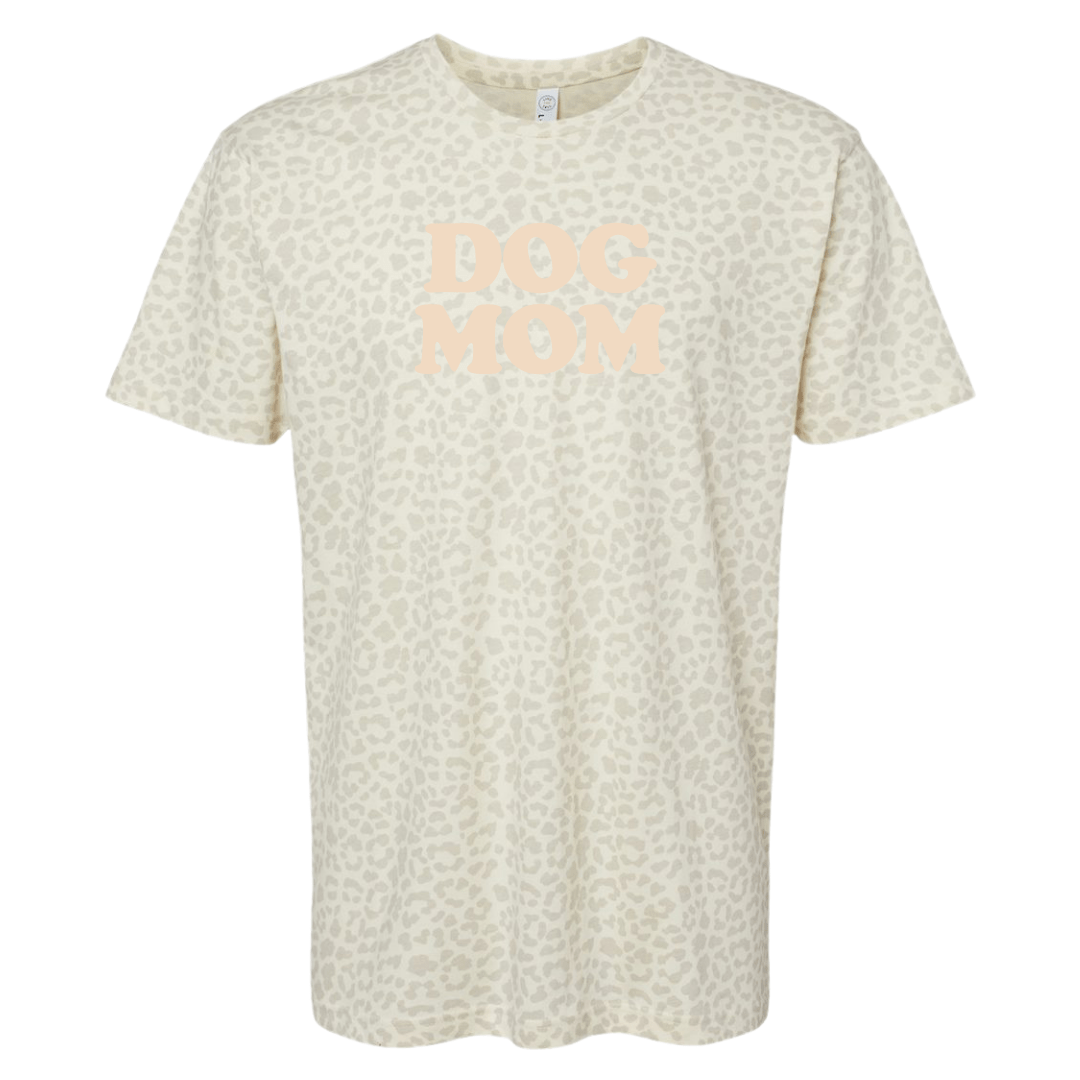 PUFF 'Dog Mom' Realtree Camo/Leopard T-Shirt