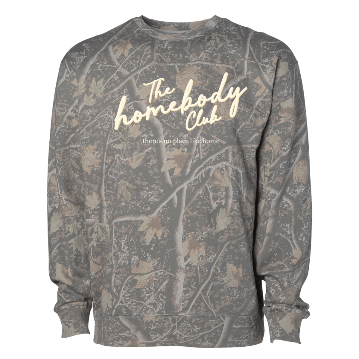 PUFF ‘Homebody’ Camo Hideaway Crewneck