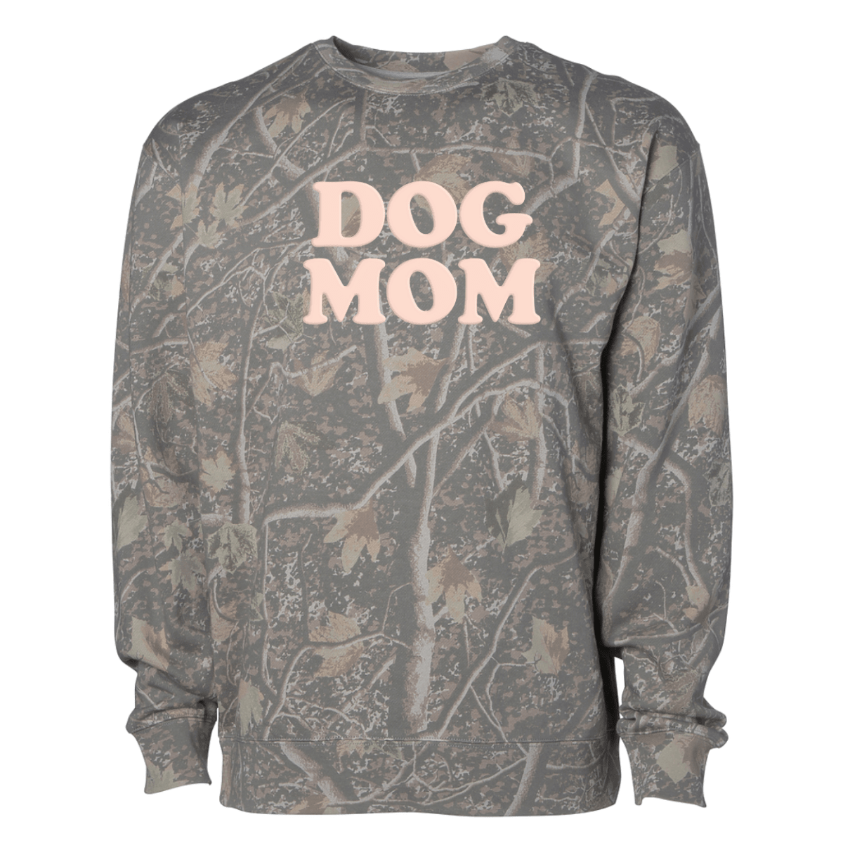 PUFF 'Mom Life' Camo Hideaway Crewneck