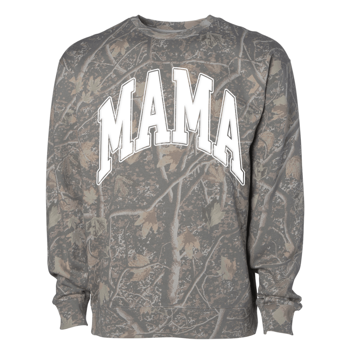PUFF 'Mom Life' Camo Hideaway Crewneck