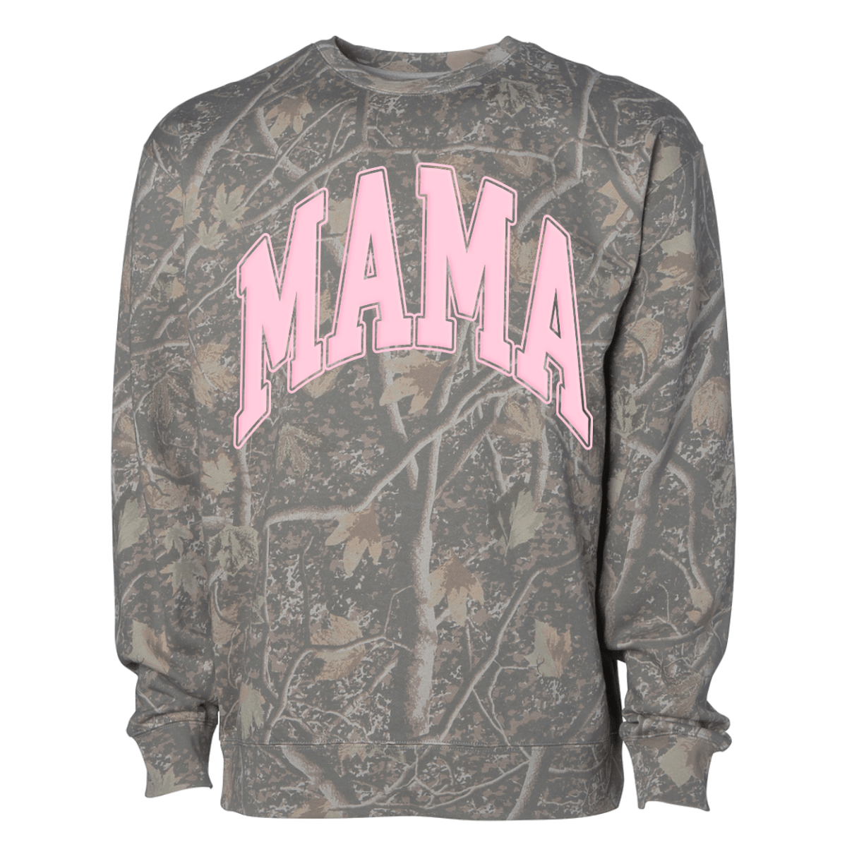 PUFF 'Mom Life' Camo Hideaway Crewneck
