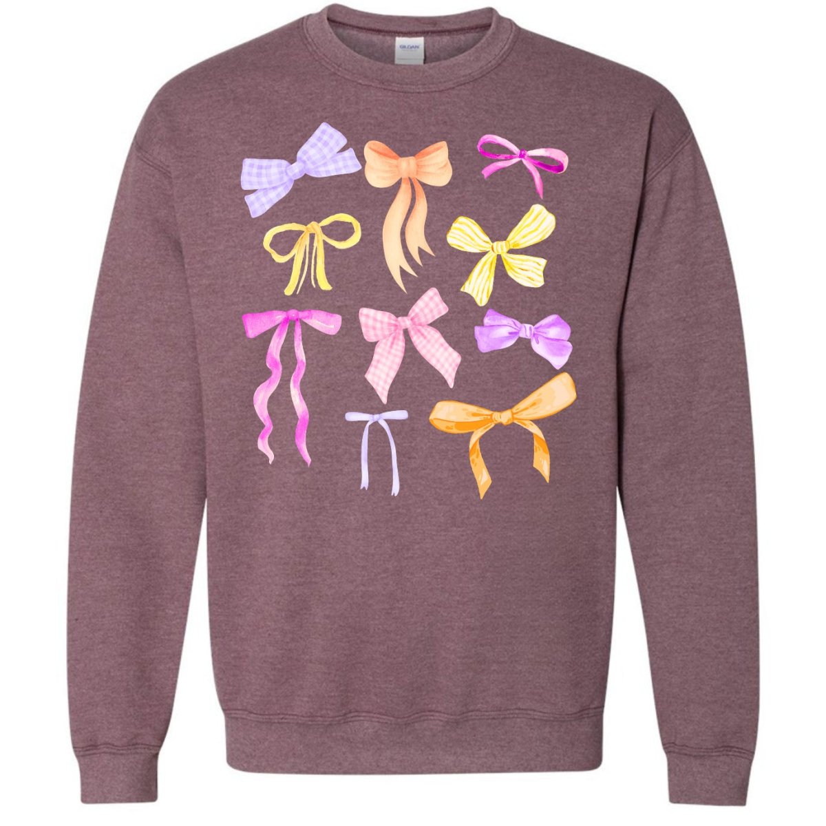 ‘Spring Bow Show' Heather Crewneck Sweatshirt