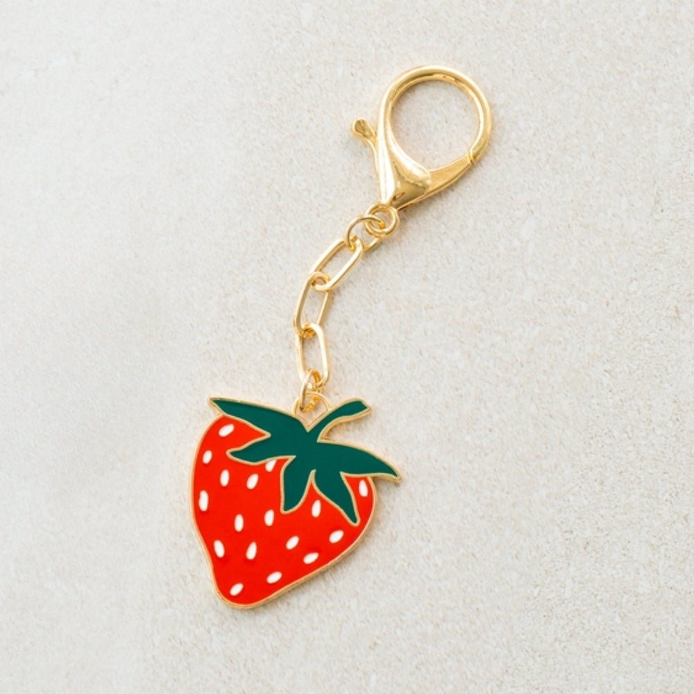 'Strawberry' Bag Charm