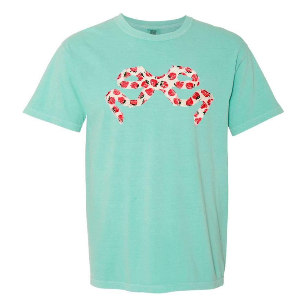 'Strawberry Charm' Appliqué Stitch T-Shirt