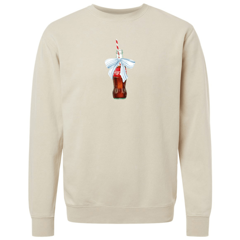 'Vintage Beverage With Bow' Cozy Crew