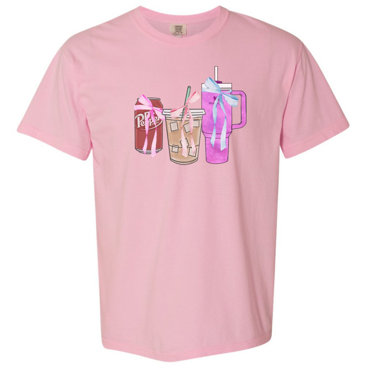 'We're Girls' Bow Drinks T-Shirt