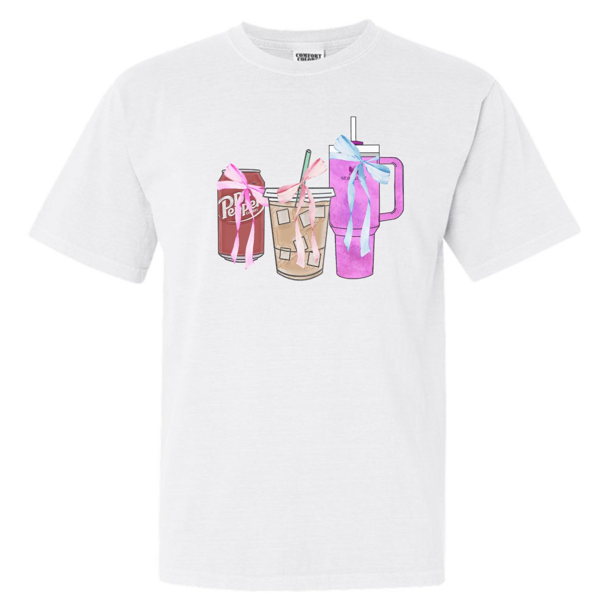 'We're Girls' Bow Drinks T-Shirt